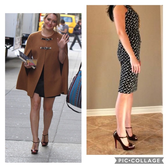 Christian Louboutin Shoes - Christian Louboutin Burlina Peep-toe T-Strap Maryjane Patent Pump Burgundy 39